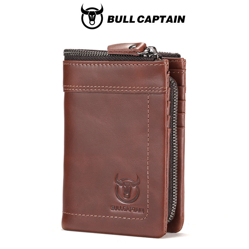 Men's Leather Goods Short Album Driving License Men's Wallets