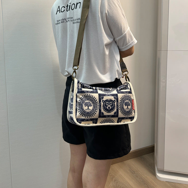 National Fashion Ethnic Print Large Capacity Crossbody Bags