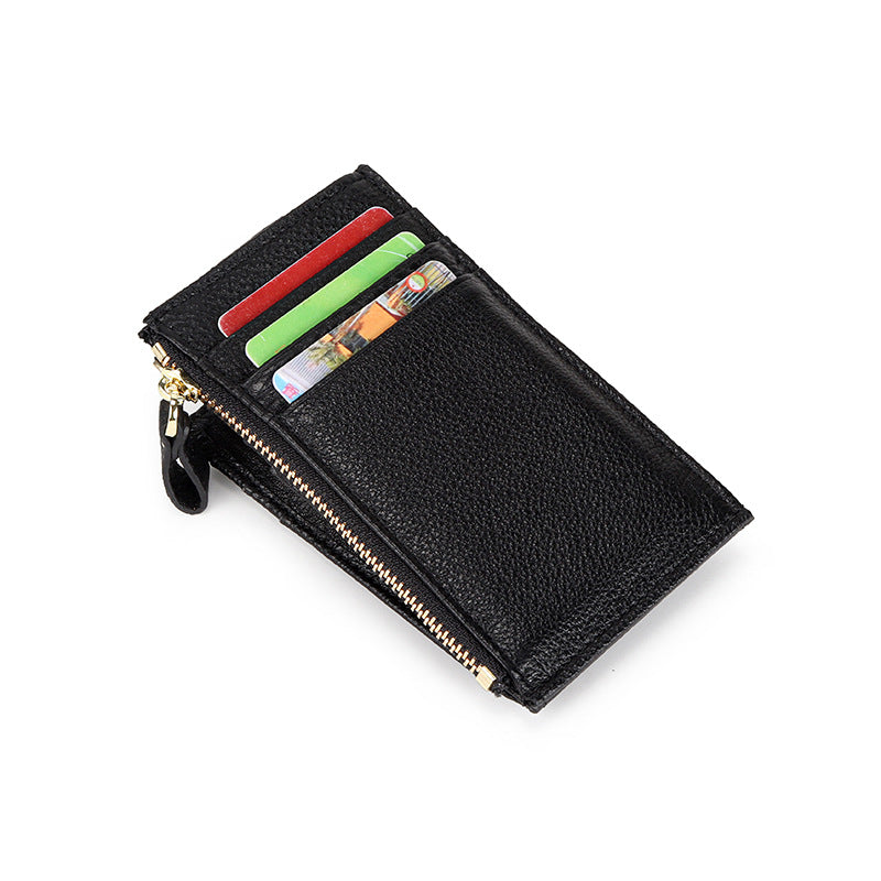 Outside Leather Folding Female Multifunctional First Ladies Wallets