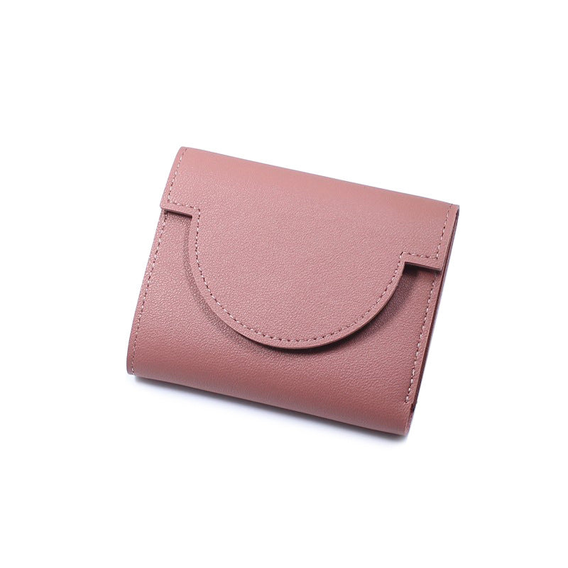 Women's Simple Short Fresh Folding Fashion Card Holder