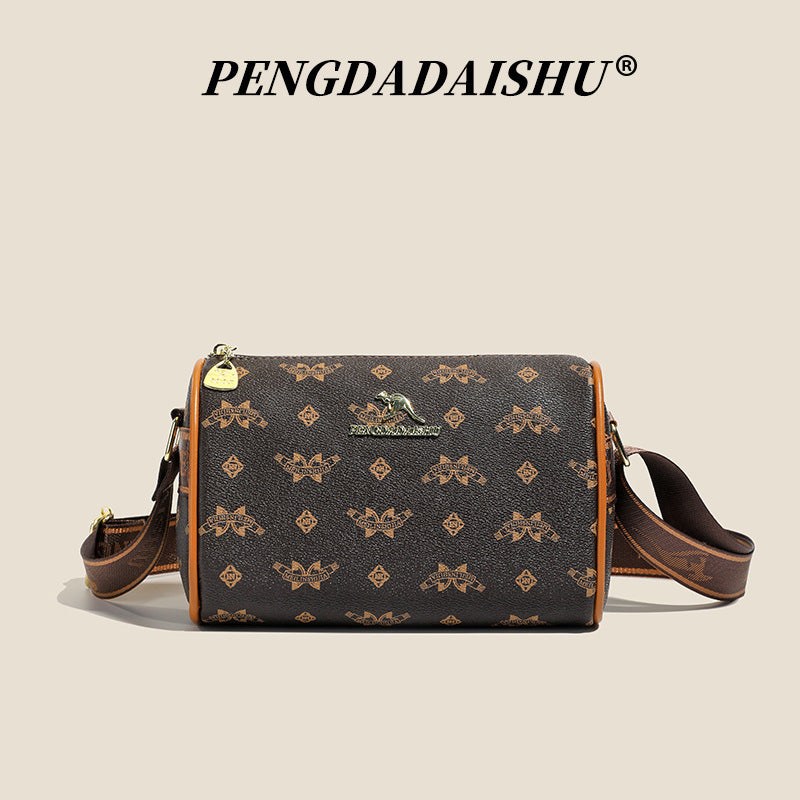 Women's Printed Wide Strap Trendy Fashion Commuter Women's Shoulder Bag