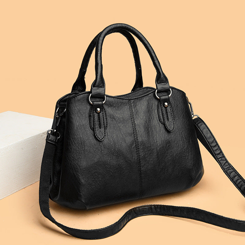Women's Graceful Multilayer Fashion Large Capacity Handbags