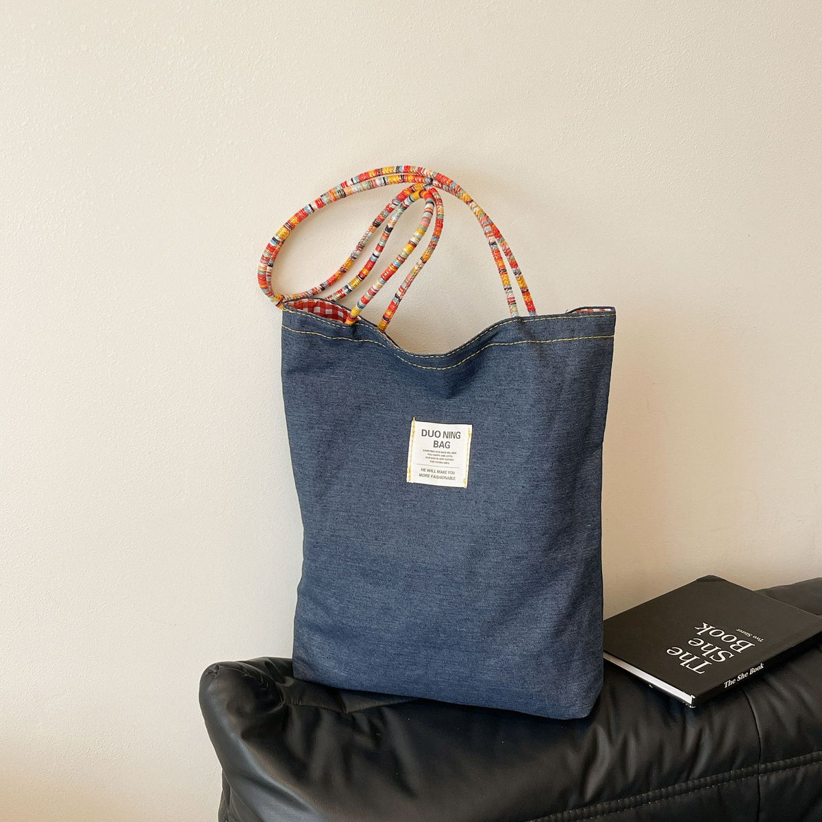 Women's Denim Popular Leisure Large Capacity Class Women's Shoulder Bag