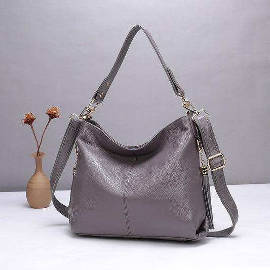Women's Stylish Genuine Leather Trendy Cowhide Crossbody Bags