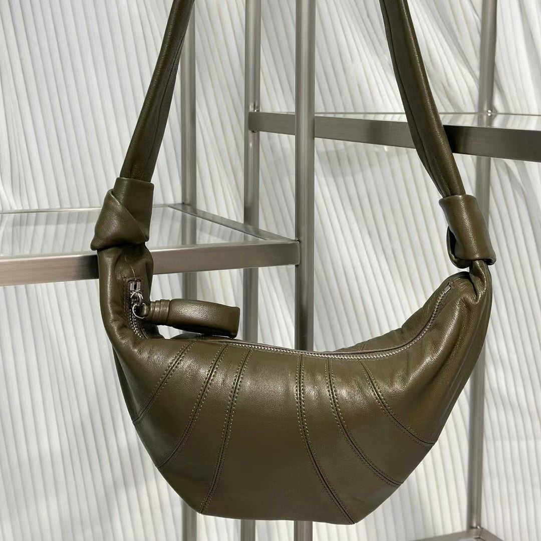 Women's Sheepskin Croissant Tribute Niche Texture Fashion Crossbody Bags