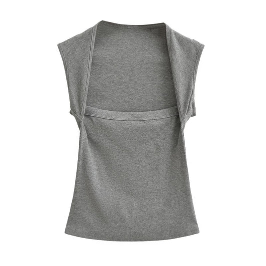Women's Summer Niche Design Raglan Sleeve Flat Tops