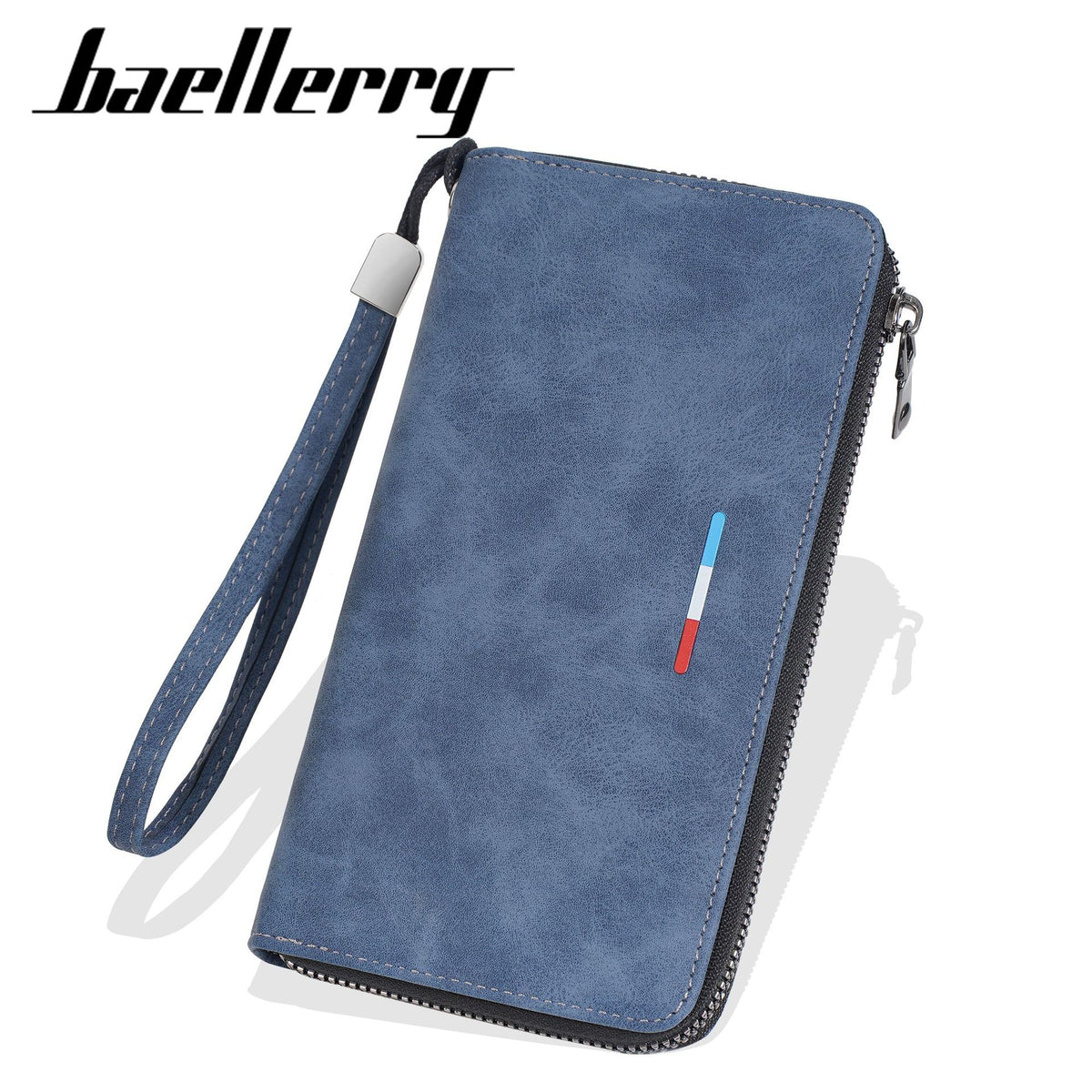 Men's Large Capacity High Sense Business Soft Flexible Leather Vintage Zipper Men's Wallet