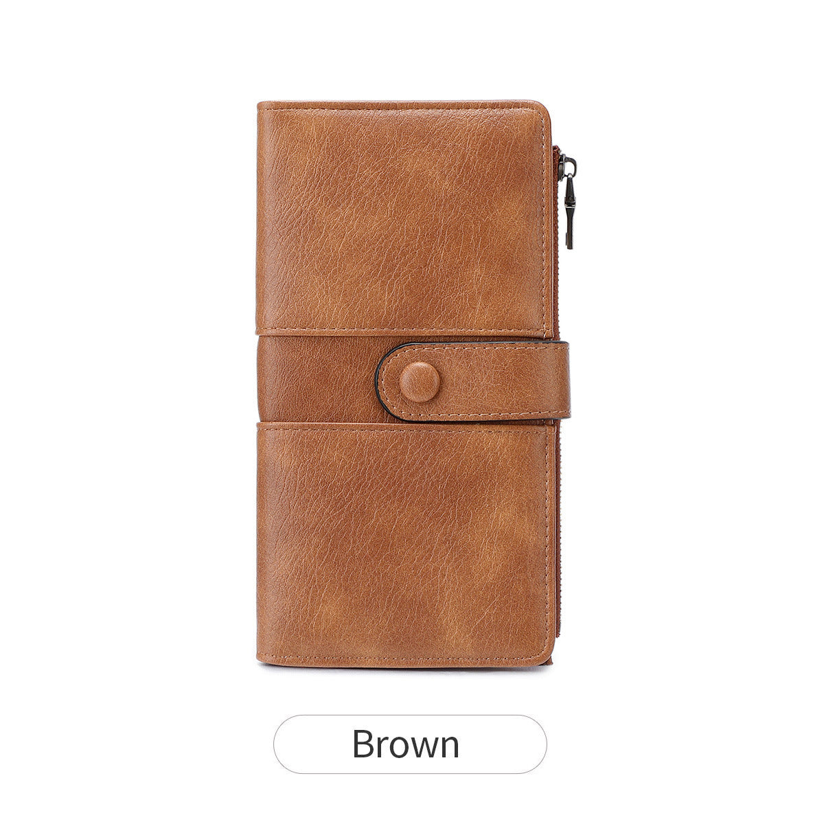 Women's Swiping Retro Large Capacity Long Multiple Slots Fashion Ladies Wallet