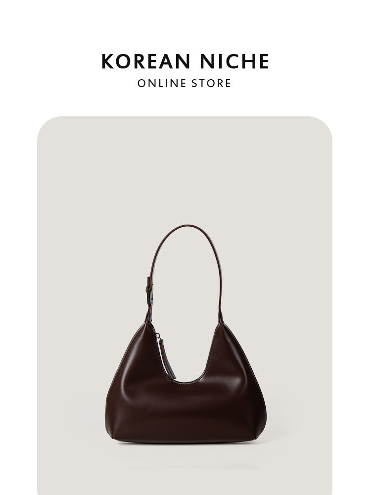 Niche Design Underarm Baguette Female Senior Bags