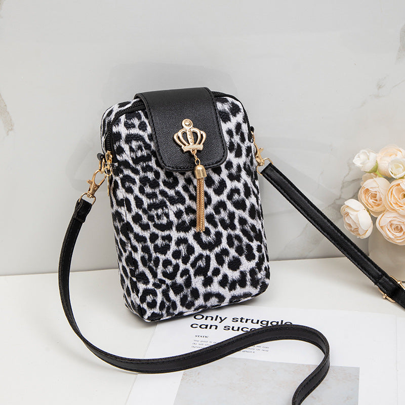 Unique Leopard Print Animal Pattern Fashion Women's Messenger Bag