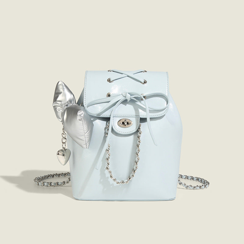 Super Popular Classic Style Bow Chain Backpacks