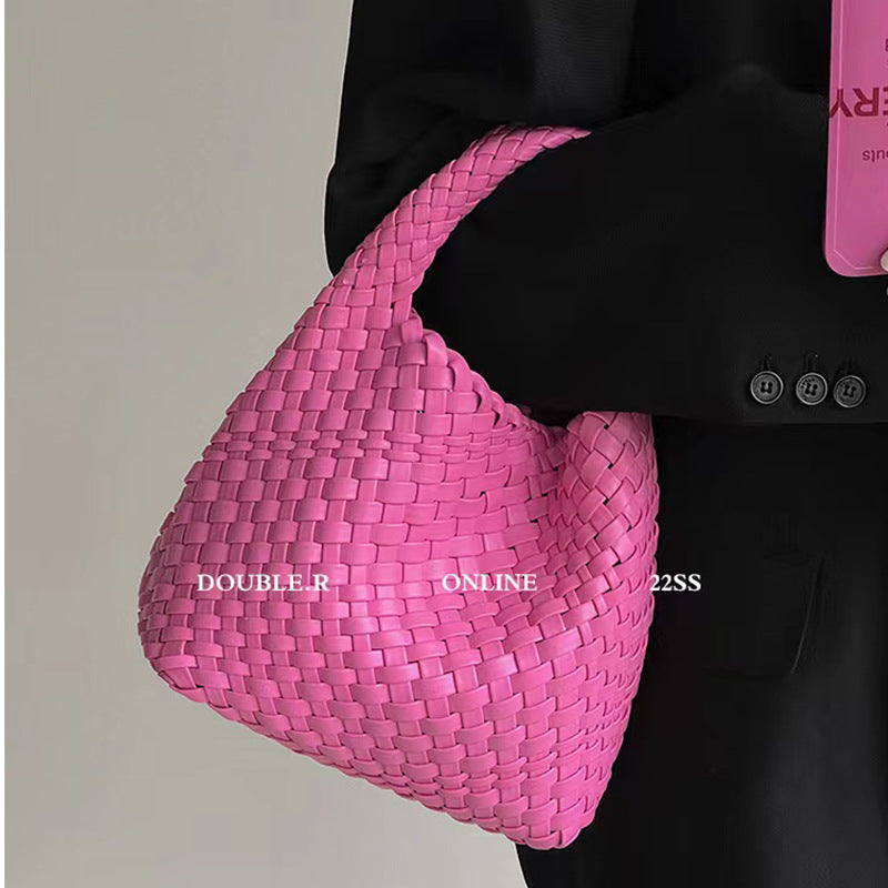 Women's Hand-woven Large Capacity Trendy Vegetable Basket Bags