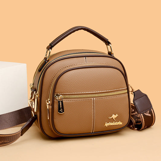 Advanced Texture Soft Leather Large Capacity Versatile Light Crossbody Bags