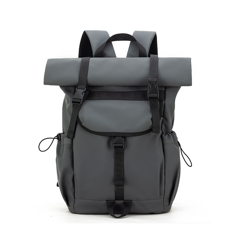 Men's Curved Edge Large Capacity High Sense Backpacks