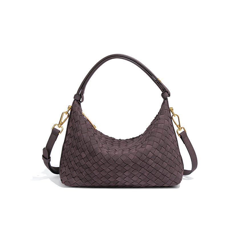 Women's Woven Lunch Box Niche High-grade Underarm Fashion Women's Handbag