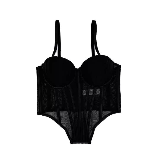 Design Fishbone Corset High-grade Outer Wear Tops