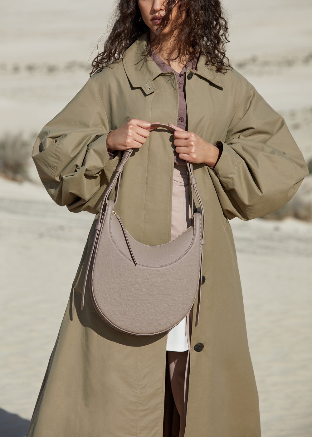 Women's French Half Moon Underarm Saddle Shoulder Bags