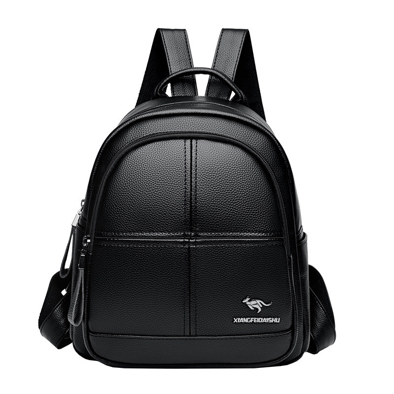 Women's Large Capacity Splicing Simple Fashion Soft Backpacks