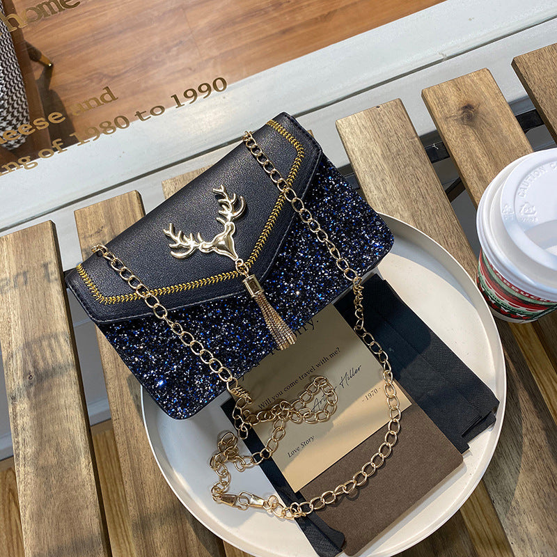 Sequin Chain Korean Style Fashion Classic Bags