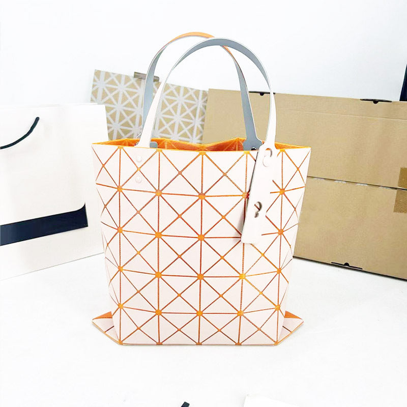 Double-sided Frosted Rhombus Single Portable Female Bags