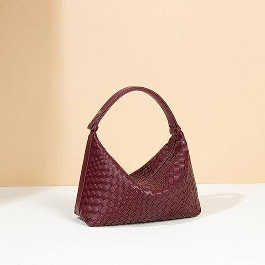 French Minority Hand-woven Versatile High-grade Large Handbags
