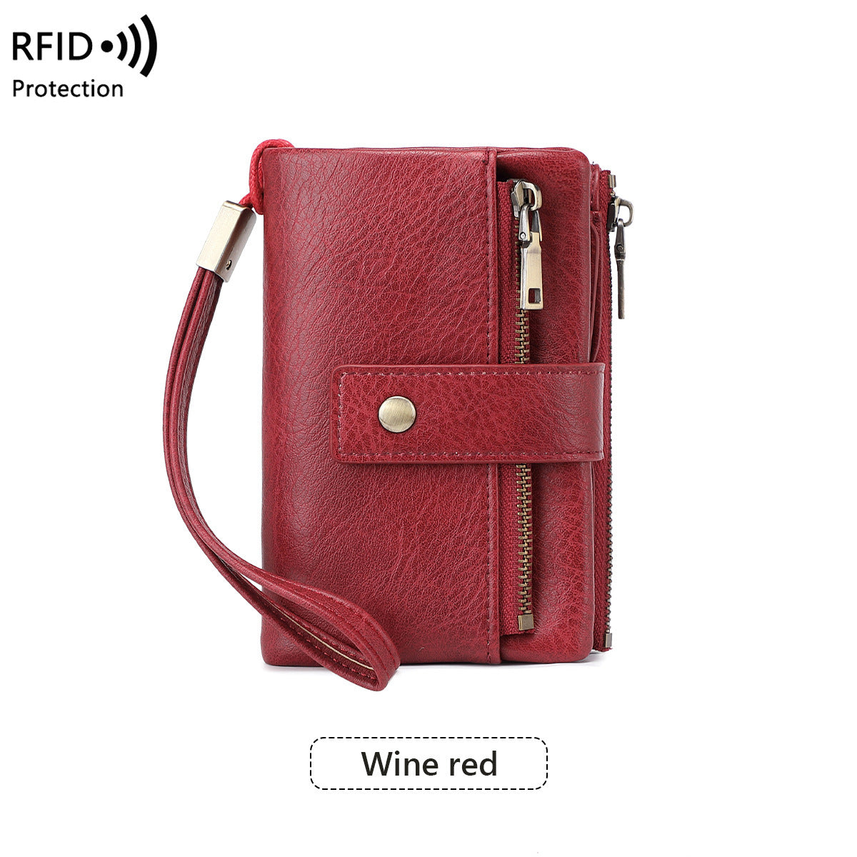 Women's Swiping Off Short Style Vintage Ladies Wallet