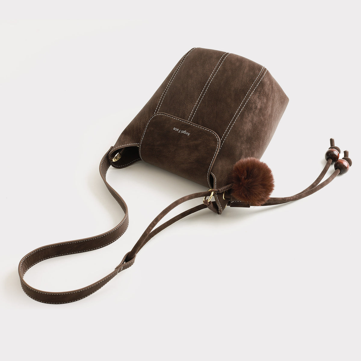 Women's Frosted Suede Pumpkin Simple Trendy Niche Women's Messenger Bag