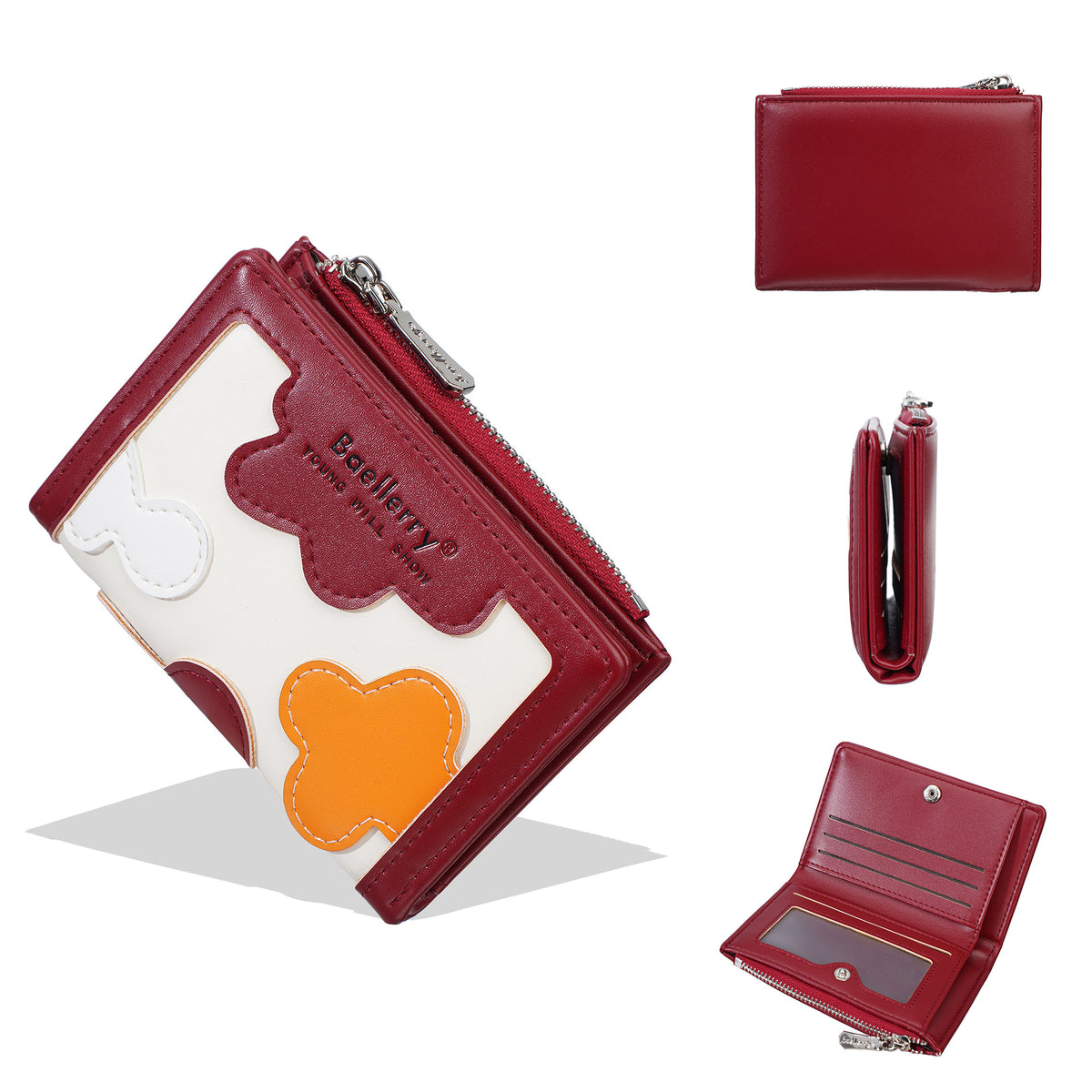 Women's High-grade Versatile Simple Multiple Slots Short Portable Compact Ladies Wallet