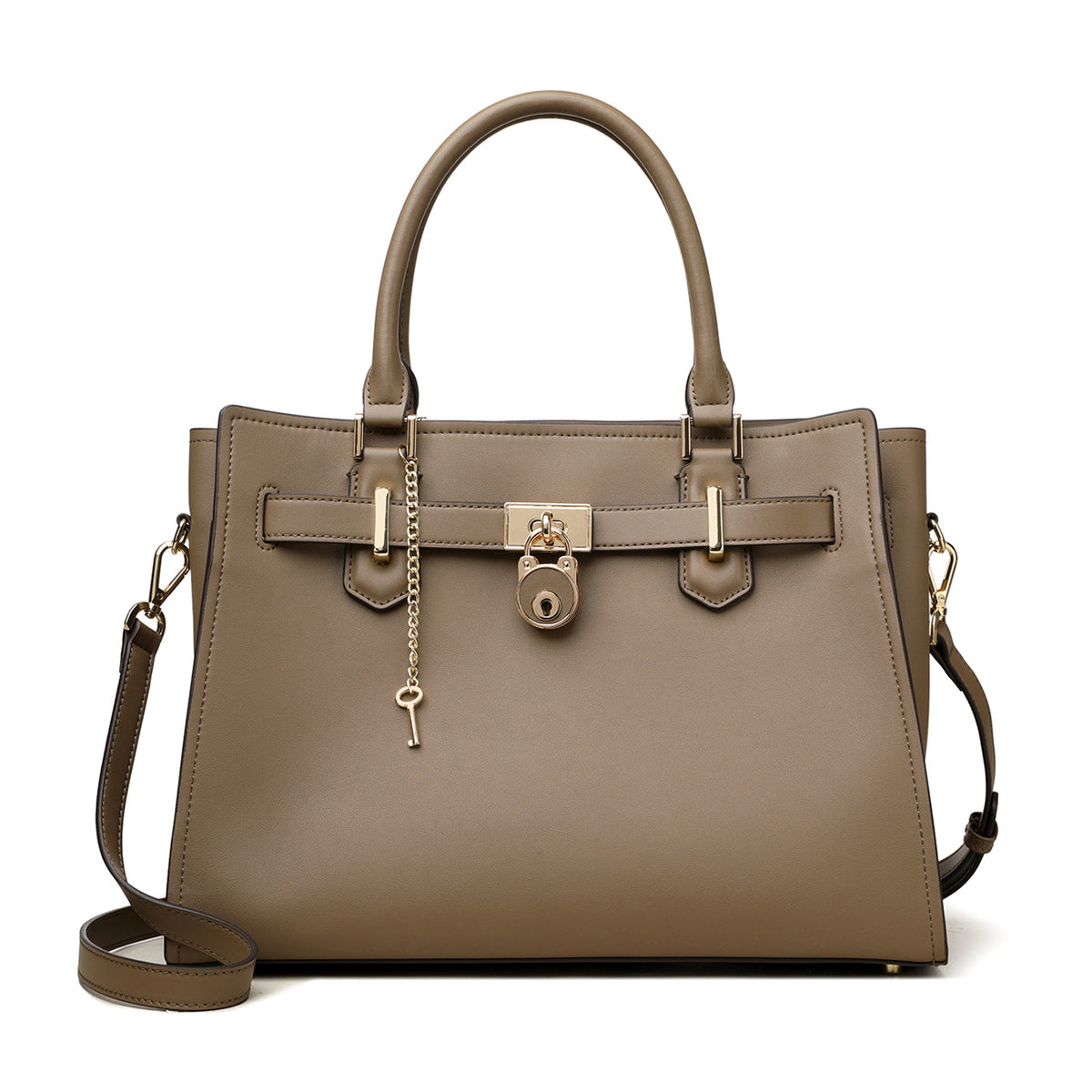 Trendy Charming Women's Elegant Big Leather Bags
