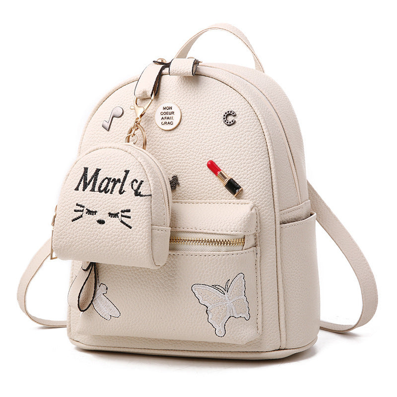 Women's Fashionable Shaping Korean Dignified Straight Backpacks