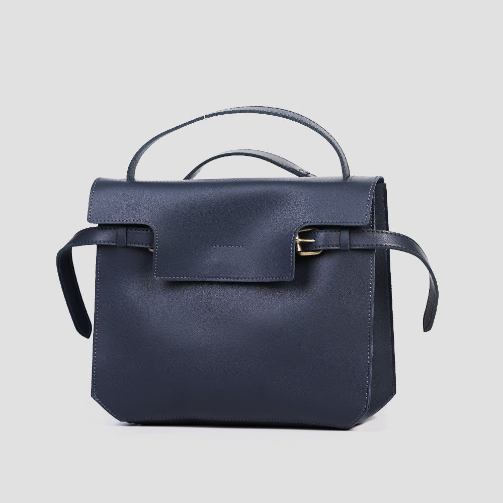 Women's & Men's & Ribbon One Retro Leather Solid Men's Messenger Bags