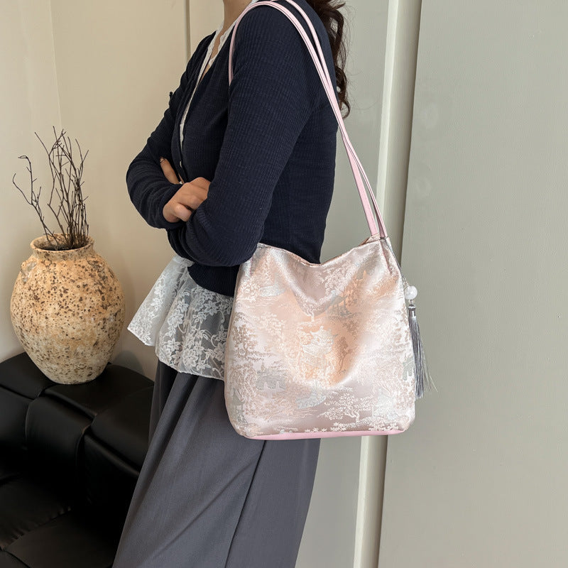 Printing Temperament Leisure Simple Gentle Summer Wind Bags