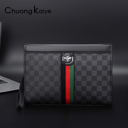 Men's Clutch Fashion Genuine Leather Hand Grab Men's Handbags