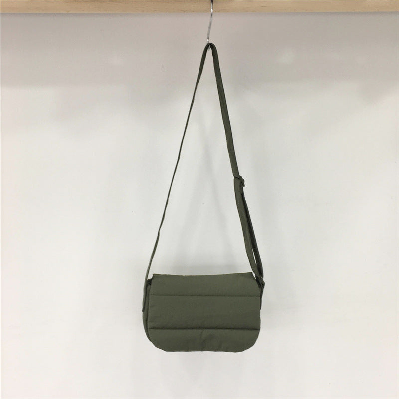 Commuter Minimalist Area Polyester Flap Quilted Crossbody Bags