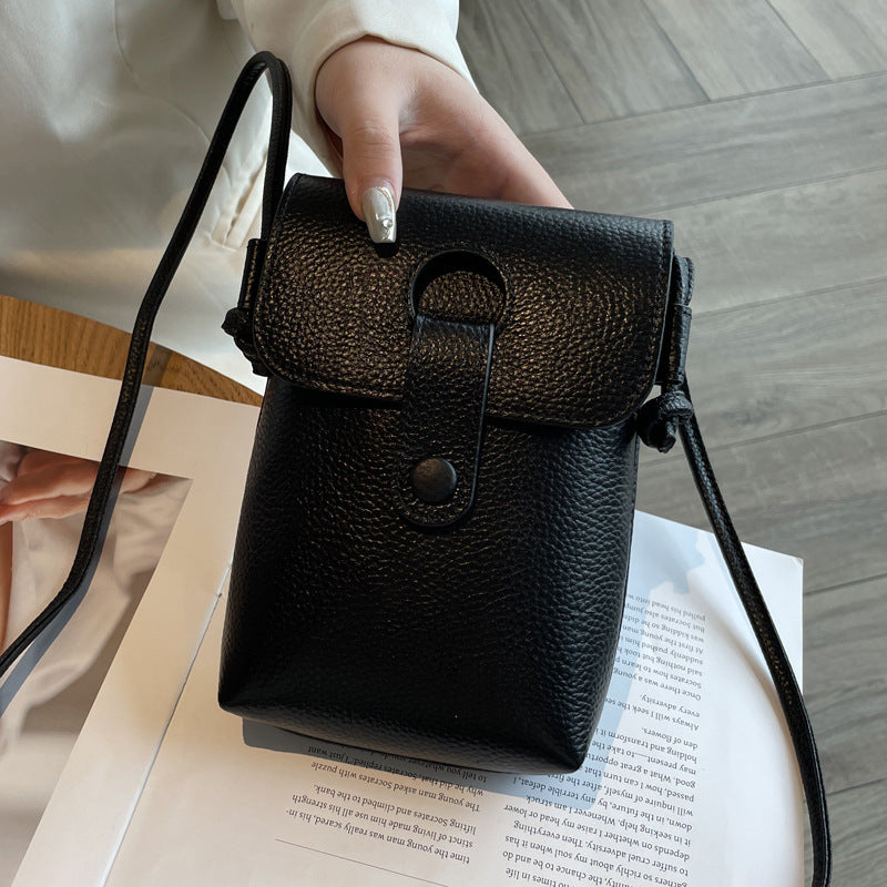 Women's Charming Leather Trendy Cattlehide Fashion Phone Bags