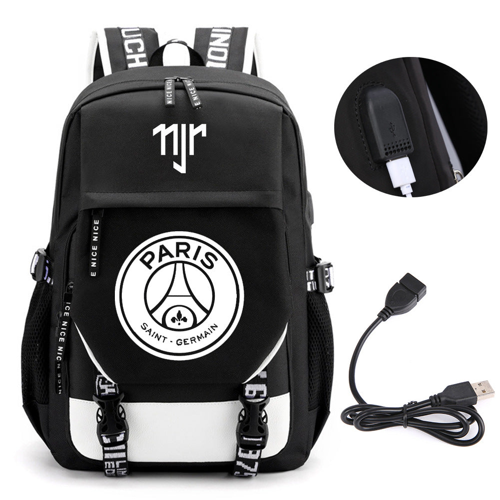 Football Peripheral Fashion Korean Style Youth Backpacks