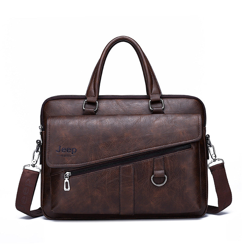 Men's Horizontal Business Fashion Large Capacity Computer Men's Briefcases
