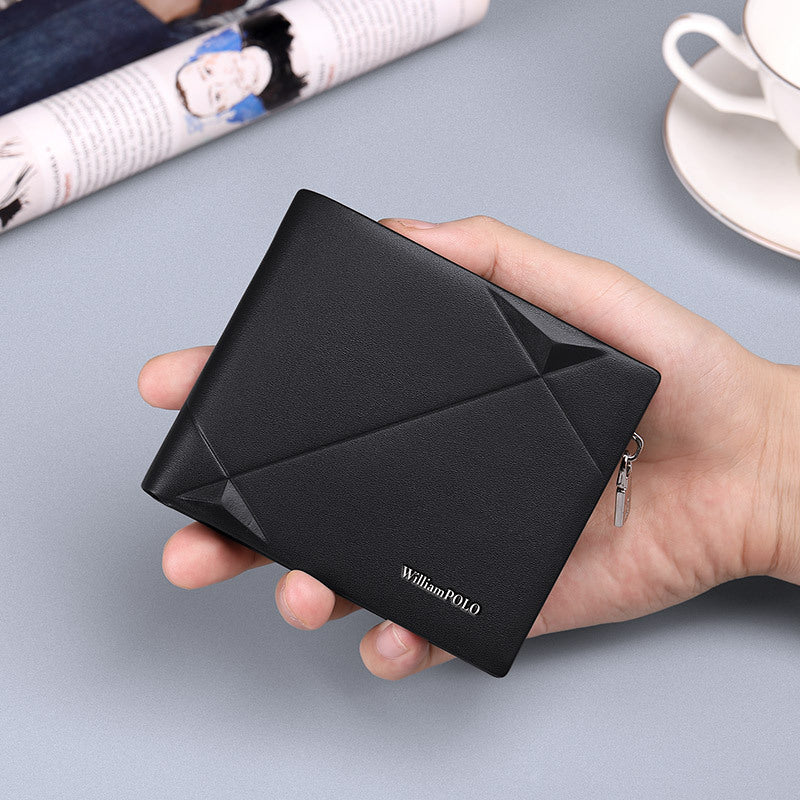 Men's Layer Cowhide Man's Leather With Gift Men's Wallets