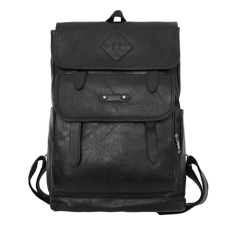 Leather Business Commute Large Capacity Computer Backpacks