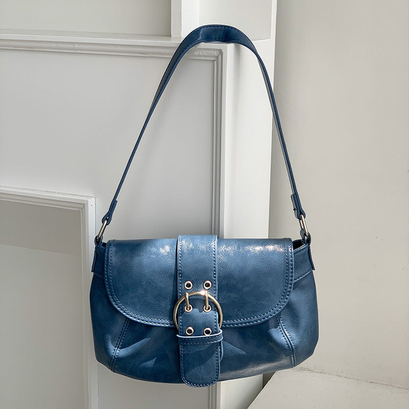 Saddle Niche High Sense Female Personality Large Shoulder Bags