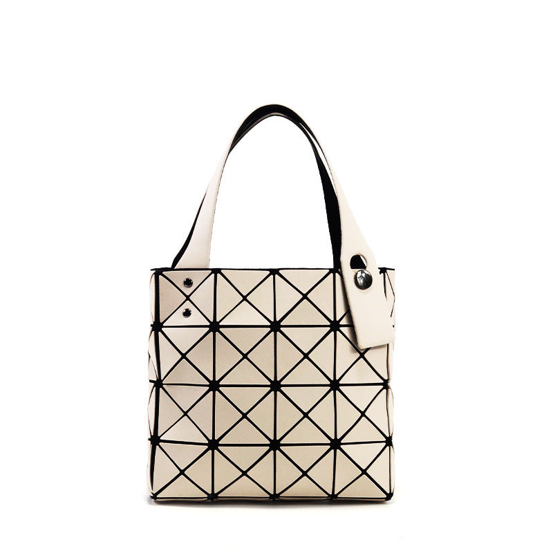 Four Grid Geometric Lifetime Rhombus Hand Handbags