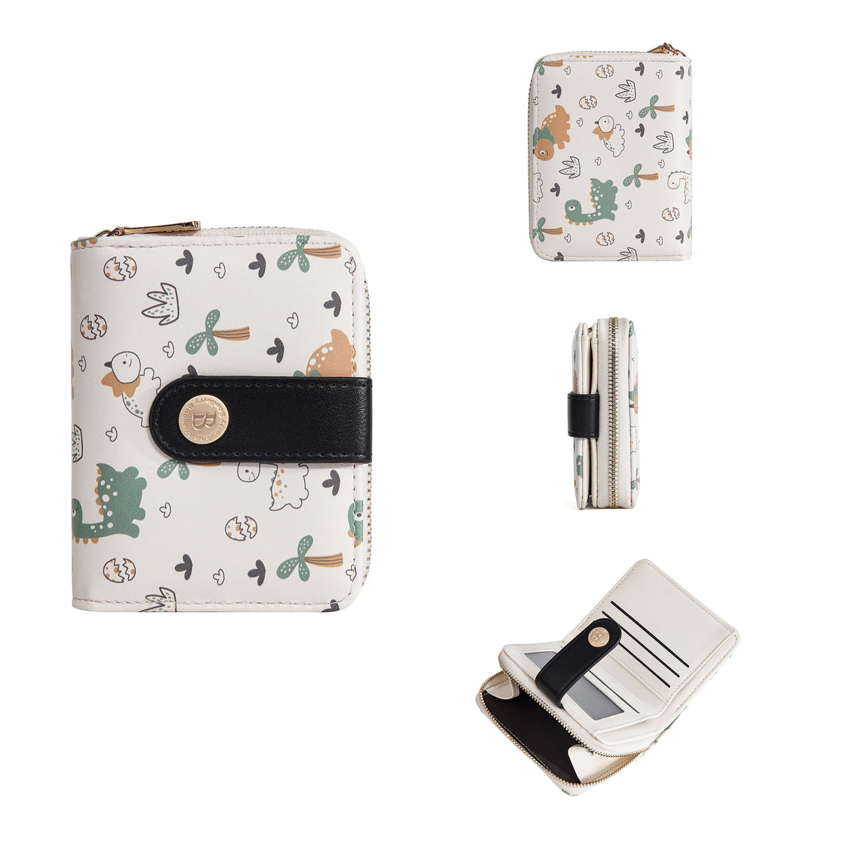 Women's Bear Printed Short High Sense Ladies Wallet