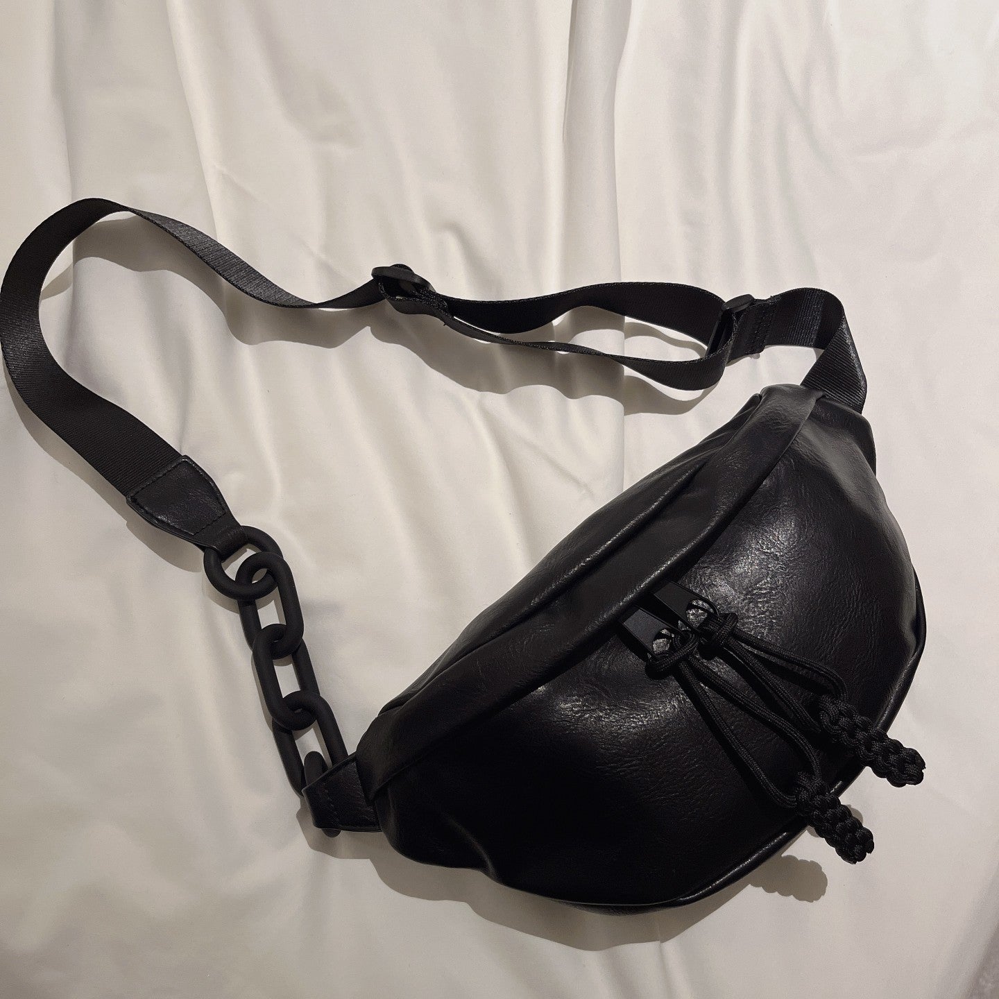 Women's & Men's & Acrylic Chain Stitching Couple Crossbody Bags