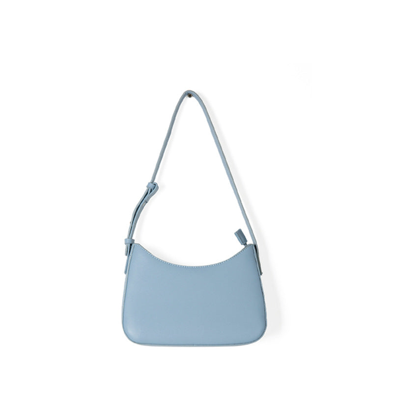 Women's Korean Niche Design Minimalist Texture Underarm Simple Handbags