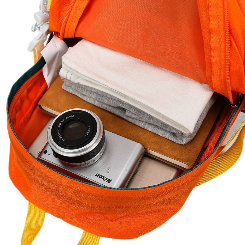 Large Capacity Hiking Contrast Color Comfortable Sports Backpacks