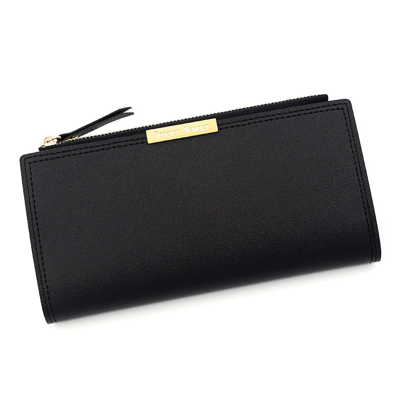 Women's Korean Long Multiple Slots Zipper Female Ladies Wallet