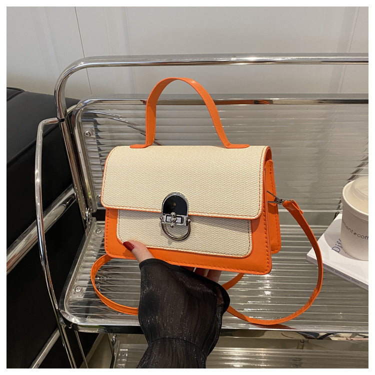 Women's Fashionable Beautiful Western Style Fashion Twist Solid Color Women's Shoulder Bag