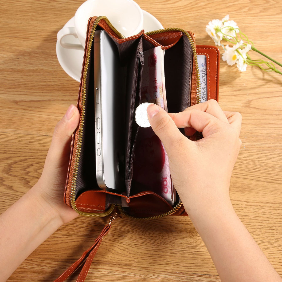 Women's Long High-grade Large Capacity Multiple Slots Ladies Wallet