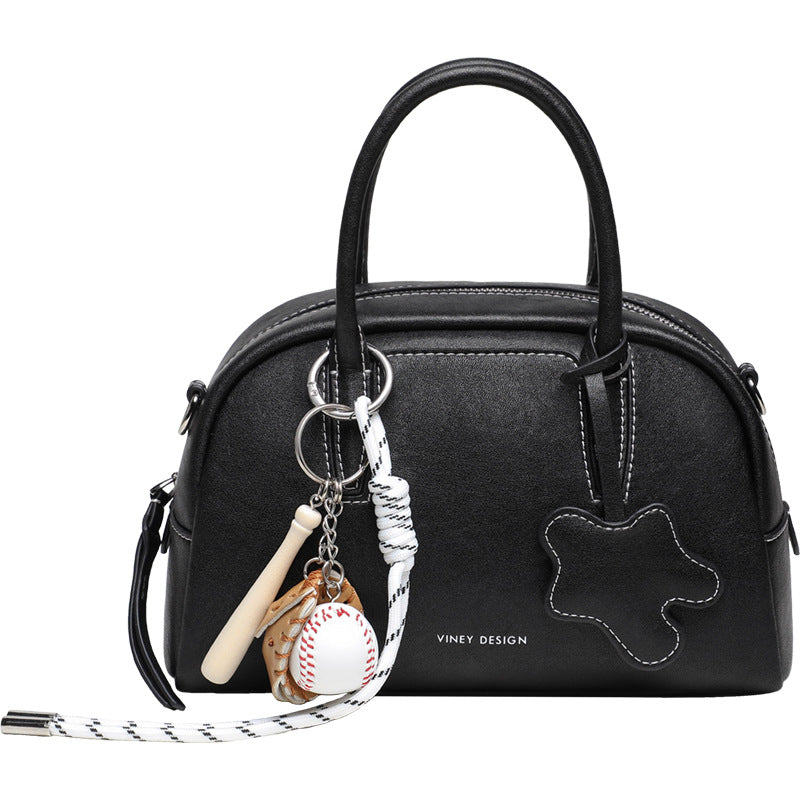 Round High-grade Boston Sweet Cool Style Women's Messenger Bag