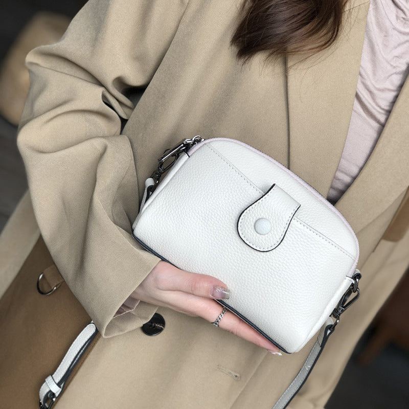 Women's Genuine Leather Cattlehide Fashion Mobile Crossbody Bags